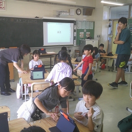 タブレットを使って　1008