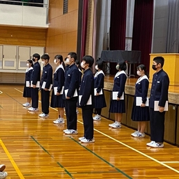 生徒会認証式