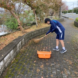 毎朝のボランティア