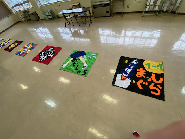学級旗の作成に挑戦します - 中央中BLOG  羽島市立中央中学校