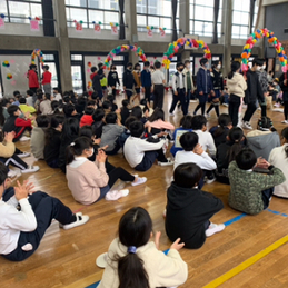 6年生を送る会を行いました。