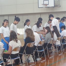 オレゴン州　留学生との交流
