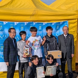 第１回羽島リレーマラソン　１０ｋｍの部　優勝　はしまモア陸上クラブＺ