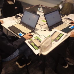 文科系部活動　地域移行　デジタルラボ　（株）愛幸さんでの体験活動