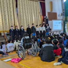 小熊町　文化祭　知風祭り　生徒が参加