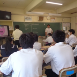 3年２組　全校研究会　道徳　「世界一のロッカールーム」