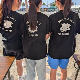 正木町民運動会で活躍の羽島中生　夢少年隊