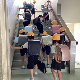 垂直避難訓練