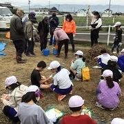 11.27　3年生　大豆の収穫