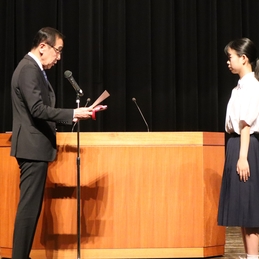 「わたしの主張2026」羽島市大会（９年代表生徒）