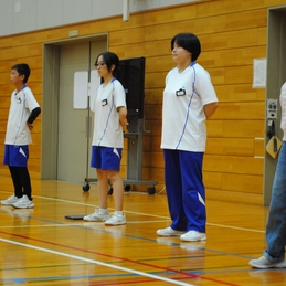 運動会結団式（全校）