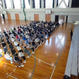 ６年生　卒業式練習