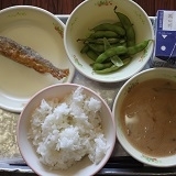 岐阜県の魚　鮎　の給食
