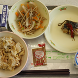 今日の給食を紹介します