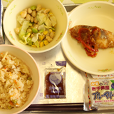 今日の給食を紹介します