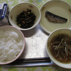 今日の給食