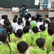 まさきこども園の園児が来校