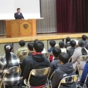 羽島中学校新入生説明会