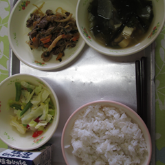 今日の給食1月22日