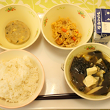 今日の給食を紹介します。