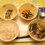 今日の給食を紹介します。