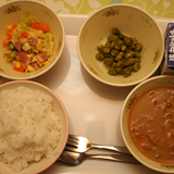 今日の給食を紹介します。