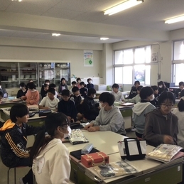 学習支援ボランティア（６年生家庭科）