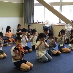 中島っ子クラブ　お囃子発表会