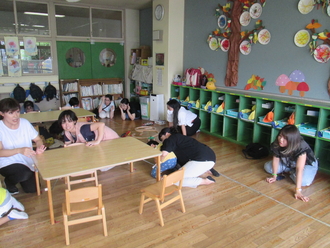 ７親子で訓練.JPG