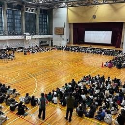 6年生に感謝の心を伝える会が行われました