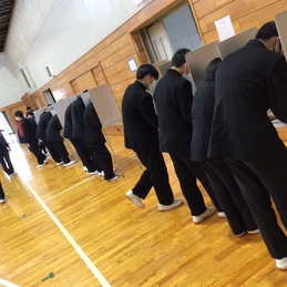 令和５年度　前期生徒会選挙立会演説会