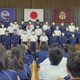 7/19　3年生　合唱交流